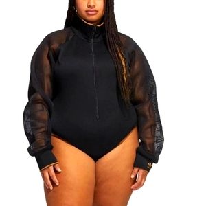 Adidas × Ivy Park Mesh Sleeve Bodysuit